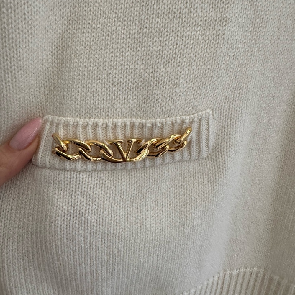 $2500 Brand New Valentino Women's Cashmere Sweater sz S - Picture 2 of 9